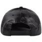 Casquette Similicuir Croco Tête de Mort Acier Doré - Snapback Ajustable 54 à 60 cm.