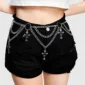 Ceinture Chaîne de Taille Croix Gothique Acier 316L.