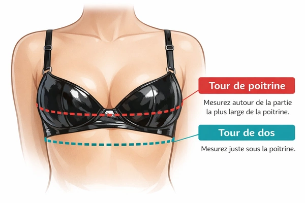 Mesure Taille Soutien-Gorge.