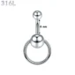Piercing Nombril Anneau CBR Suspendu Acier 316L - Longueur 8 mm