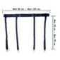 Porte-Jarretelle Réglable 4 Clips Métalliques.