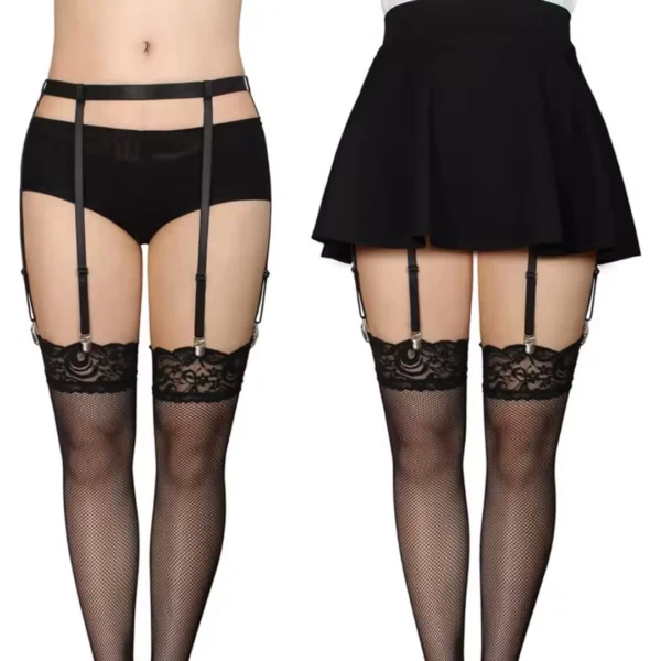 Porte-Jarretelle Réglable 4 ou 6 Clips.