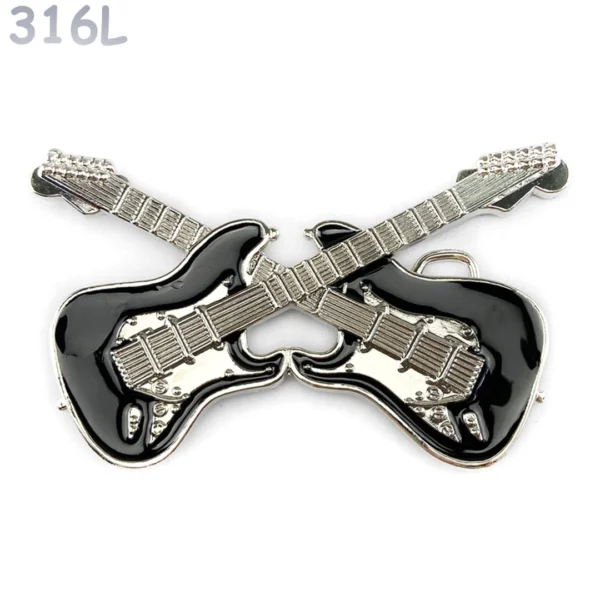 Boucle de Ceinture Guitares Stratocaster Acier 316L.
