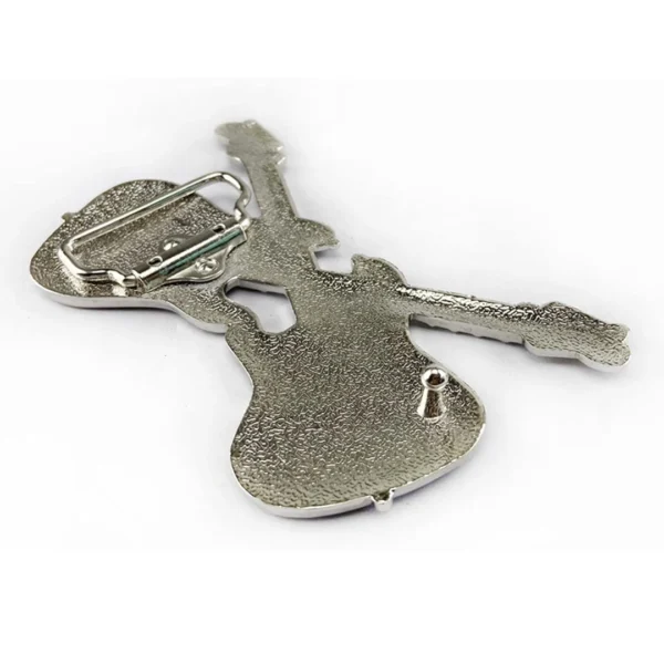 Boucle de Ceinture Guitares Stratocaster à Barre Pivotante avec Crochet Type Western Boucle de Ceinture Guitares Stratocaster à Barre Pivotante avec Crochet Type Western.