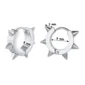 Boucles d’Oreilles Anneaux à Pointes Clicker Acier 316L (dimensions).