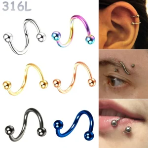 Piercing Spirale (Twist) Acier 316L - Multizones.