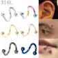 Piercing Spirale (Twist) Acier 316L - Multizones.