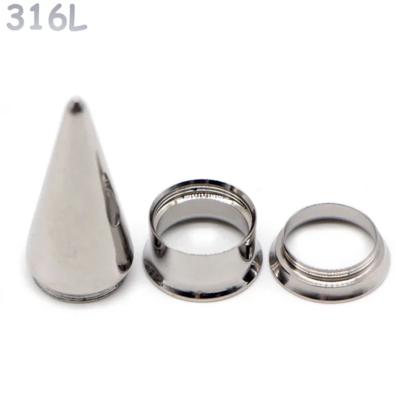 Taper & Tunnel 2-en-1 Double Évasé Stretching 2–20 mm Acier 316L Poli Taper & Tunnel 2-en-1 Double Évasé Stretching 2–20 mm Acier 316L Poli.