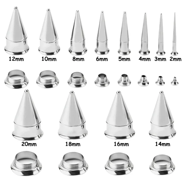 Taper & Tunnel Double Évasé Stretching 2 à 20 mm Acier 316L Poli (dimensions) Taper & Tunnel Double Évasé Stretching 2 à 20 mm Acier 316L Poli (dimensions).