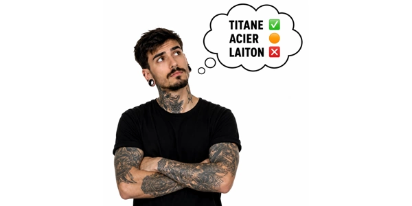 Comparaison des matériaux de piercing.
