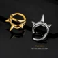 Piercing Triple Anneau Clicker Triple Pointe en Titane G23