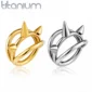 Piercing Triple Anneau Triple Pointe en Titane G23.