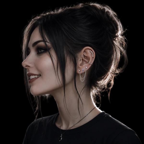 Piercings Oreille - Lobe & Cartilage, 15 Zones.