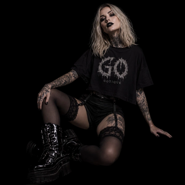 Porte-Jarretelles & Jarretières Punk Goth.