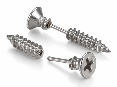 Boucles d'oreilles industrielles HOME.
