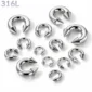 Piercing Fer à Cheval Gros Calibre avec Pointes Acier 316L.