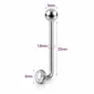 Piercing L-Bent Titane Christina VCH 14G 22 mm